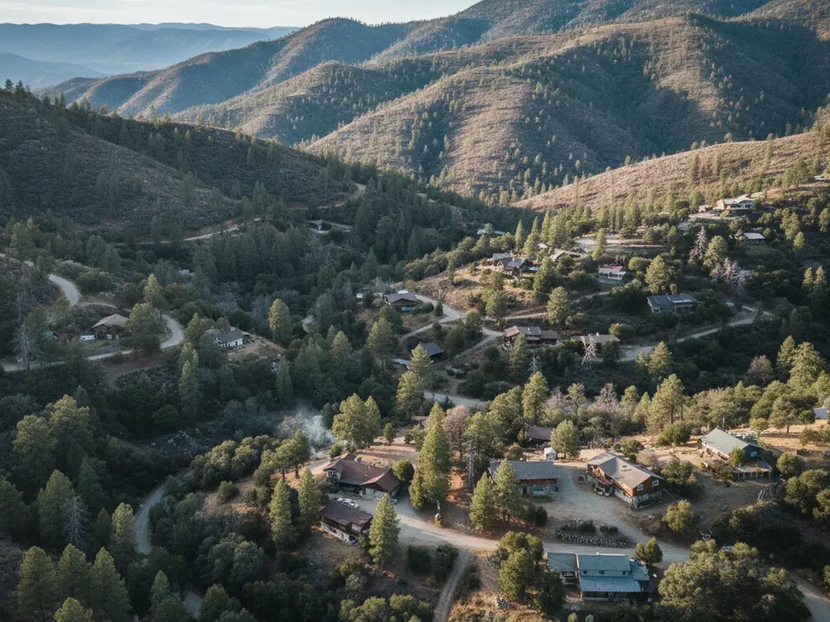 Backcountry San Diego County neighborhood near Crest